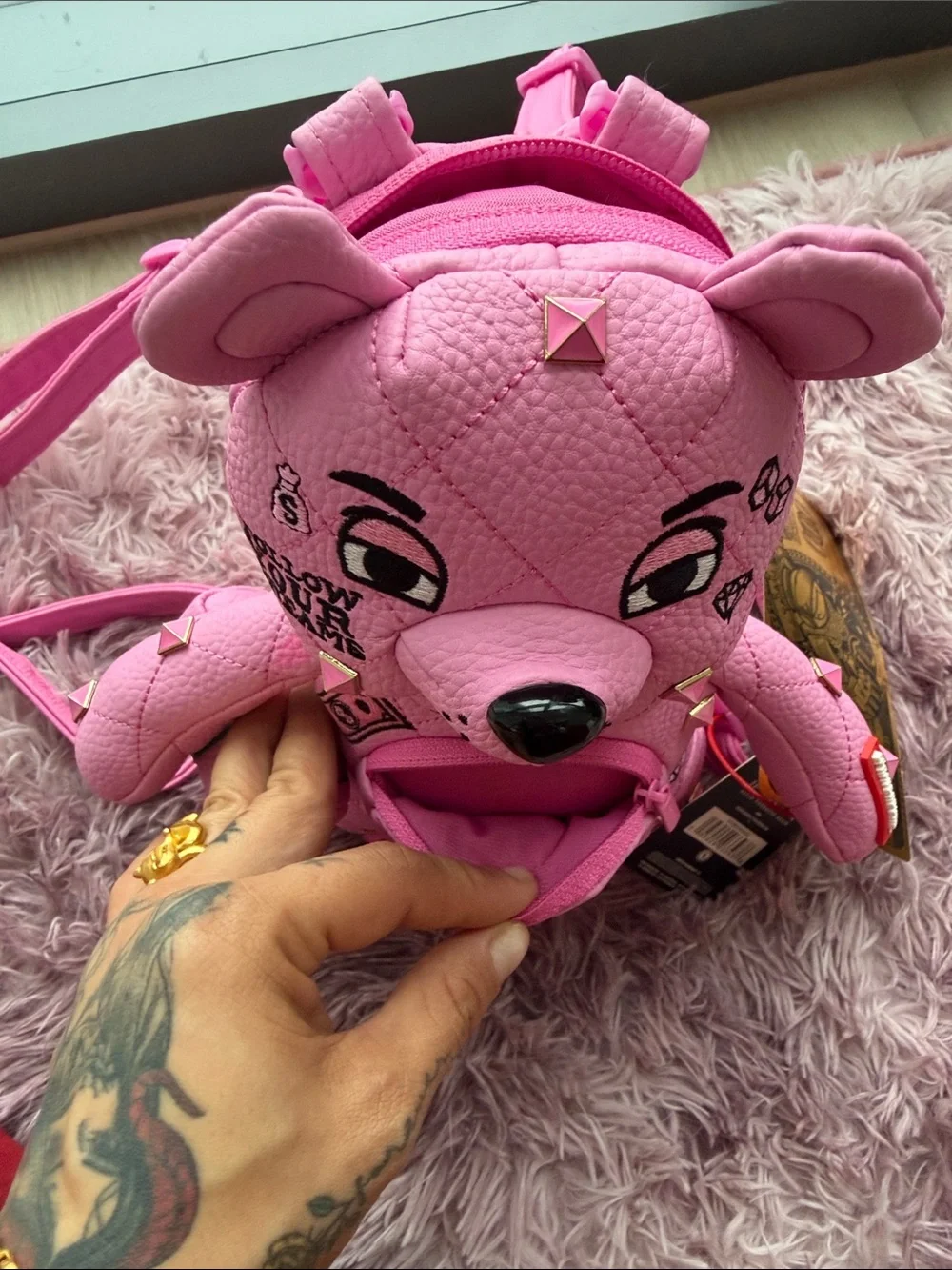 Sprayground Sorbet Stunna Bear Cub Backpack SOLEOUT NWT